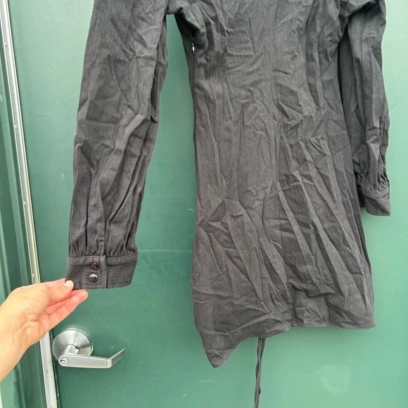 Storets Black Ruched Midi Dress - Picture 9 of 14